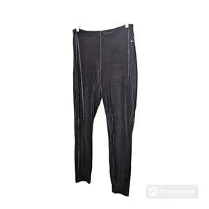 LYSSE Black Stretch Velvet Leggings size XL